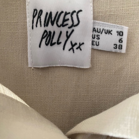 Princess Polly Long Sleeve Button Down Shirt size 6 - Picture 4 of 7